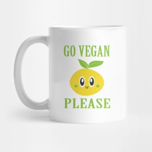 Go Vegan Please Mug